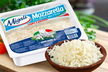 mozzarella julienne migali latte italiano